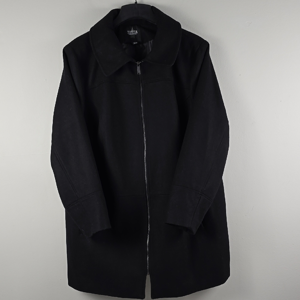 Tower by London Fog would blend zip up pea coat